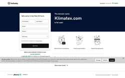 Snímek obrazovky klimatex.com