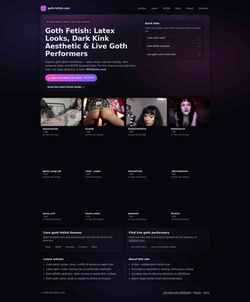 Zrzut ekranu goth-fetish.com