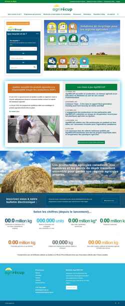 Screenshot agrirecup.ca