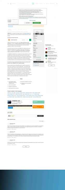 Schermata cinema-4d.en.softonic.com