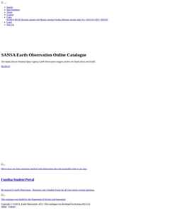 Screenshot catalogue.sansa.org.za