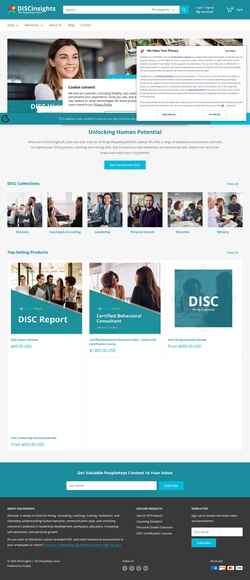 Posnetek zaslona discinsights.com