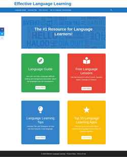 Képernyőkép effectivelanguagelearning.com