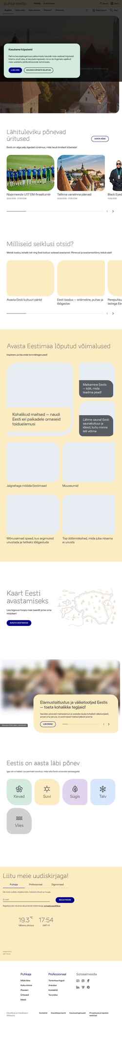 Ekraanipilt puhkaeestis.ee