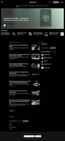 Screenshot letters.thedankoe.com