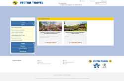 Screenshot vectratravel.com