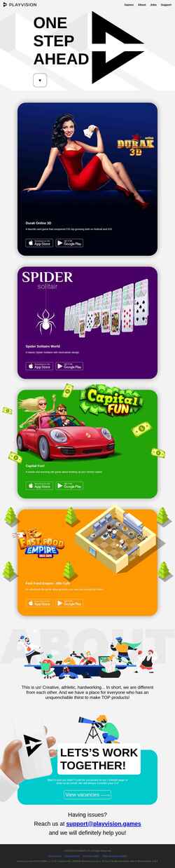 Screenshot playvision.games