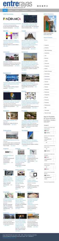 Screenshot entrerayas.com