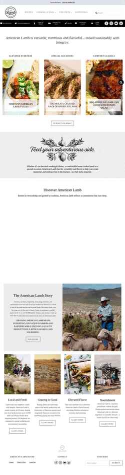 Screenshot americanlamb.com