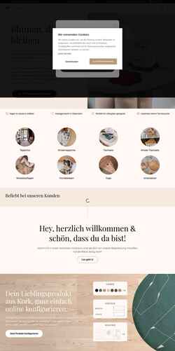 Screenshot clarissakork.com