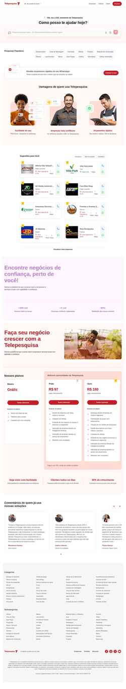 Screenshot telepesquisa.com