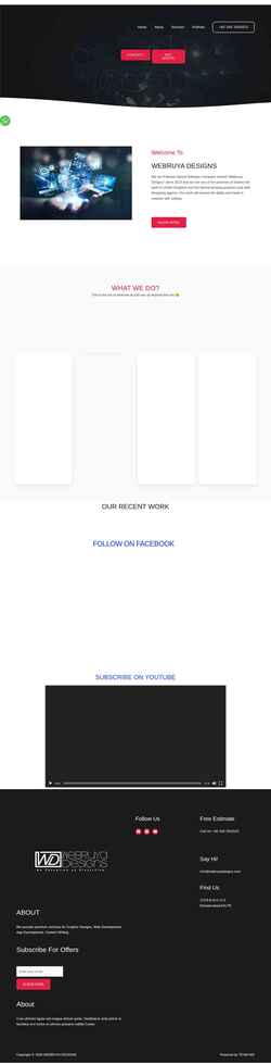 Screenshot webruyadesigns.com