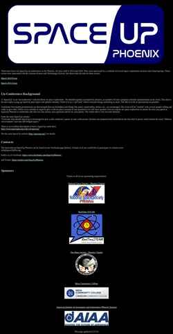 Screenshot spaceupphx.org