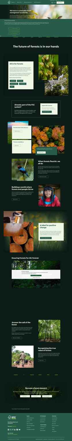 Screenshot fsc.org