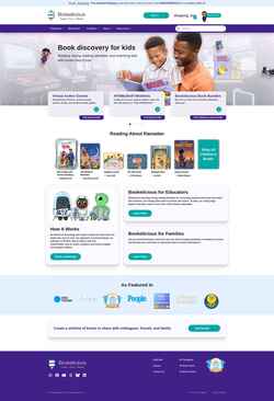 Ekrānuzņēmums www.bookelicious.com