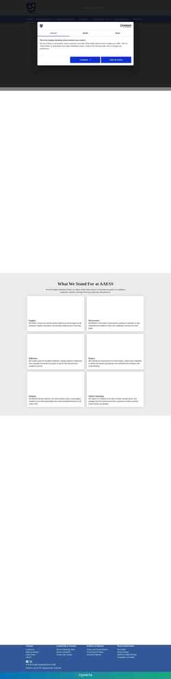Schermafbeelding aaess.org