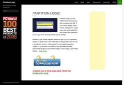 Captura de tela partitionlogic.org.uk