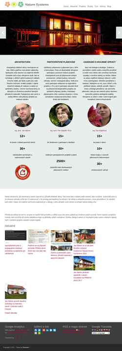 Screenshot naturesystems.cz