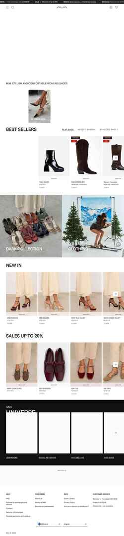 Ekraanipilt mimshoes.com