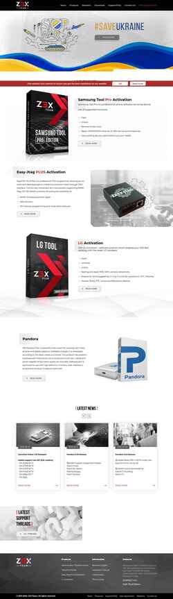 Snimka zaslona z3x-team.com