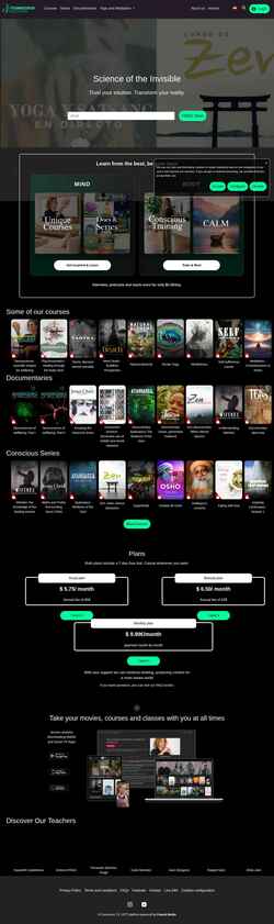 Screenshot conscious-tv.com