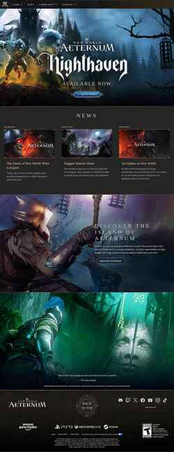 Screenshot www.newworld.com