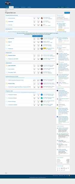 Screenshot progresstalk.com