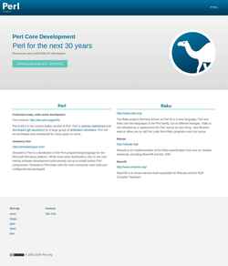 Schermata dev.perl.org