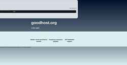 Ekrānuzņēmums goodhost.org