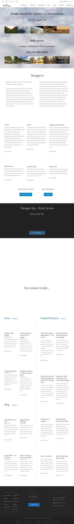 Schermafbeelding planetside.co.uk