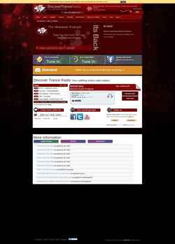 Captura de pantalla discovertrance.com
