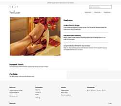 Captura de pantalla heels.com
