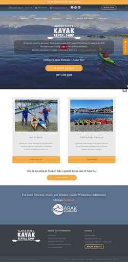 Screenshot juneaukayak.com