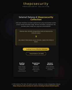 Posnetek zaslona thepcsecurity.com