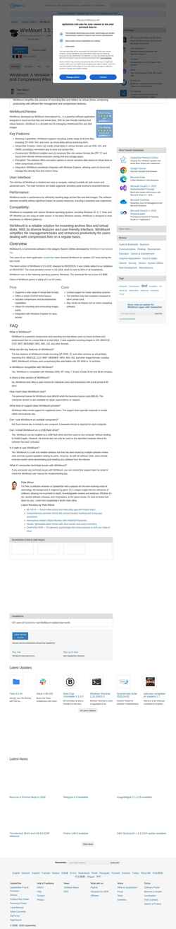 Снимак екрана winmount.updatestar.com