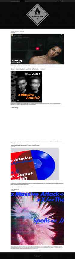 Skärmdump massiveattack.ru
