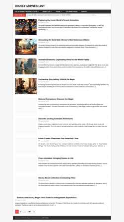 Captura de pantalla disneymovieslist.com