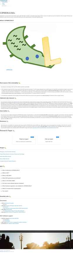 Screenshot cipherleaks.com