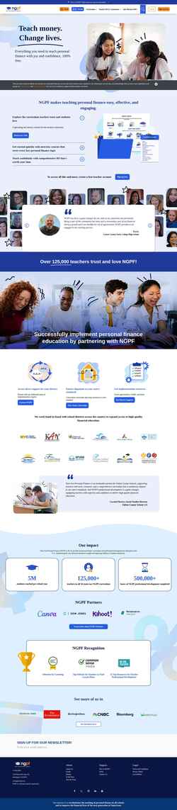 Skærmbillede www.ngpf.org