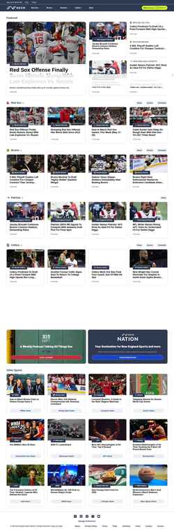 Captura de tela nesn.com