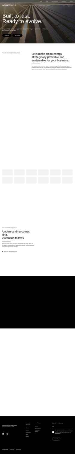 Schermafbeelding www.solnet.group