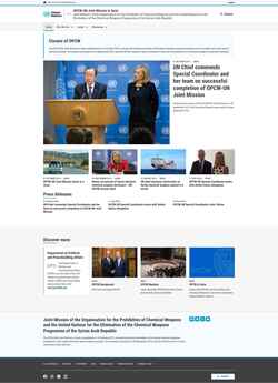 Screenshot opcw.unmissions.org