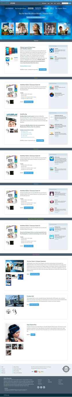 Screenshot store.neurosky.com