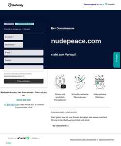 Captură de ecran nudepeace.com