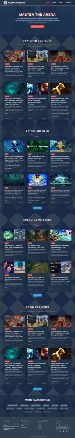 Screenshot mobagamezone.com