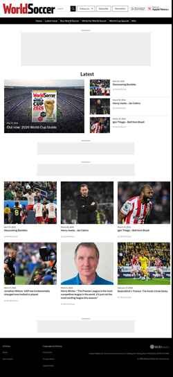 Captura de pantalla www.worldsoccer.com