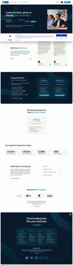 Screenshot www.befund.org