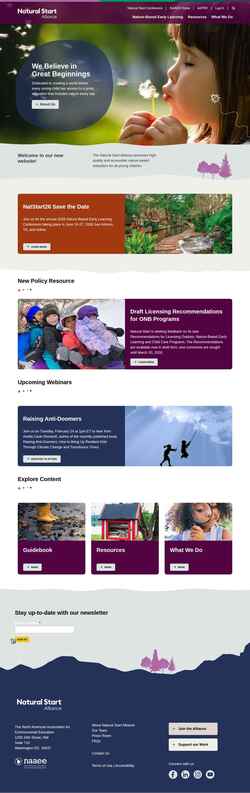 Screenshot naturalstart.org