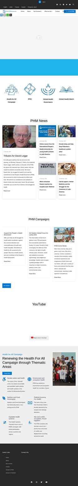 Screenshot phmovement.org