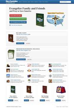 Captura de pantalla www.catholicity.com
